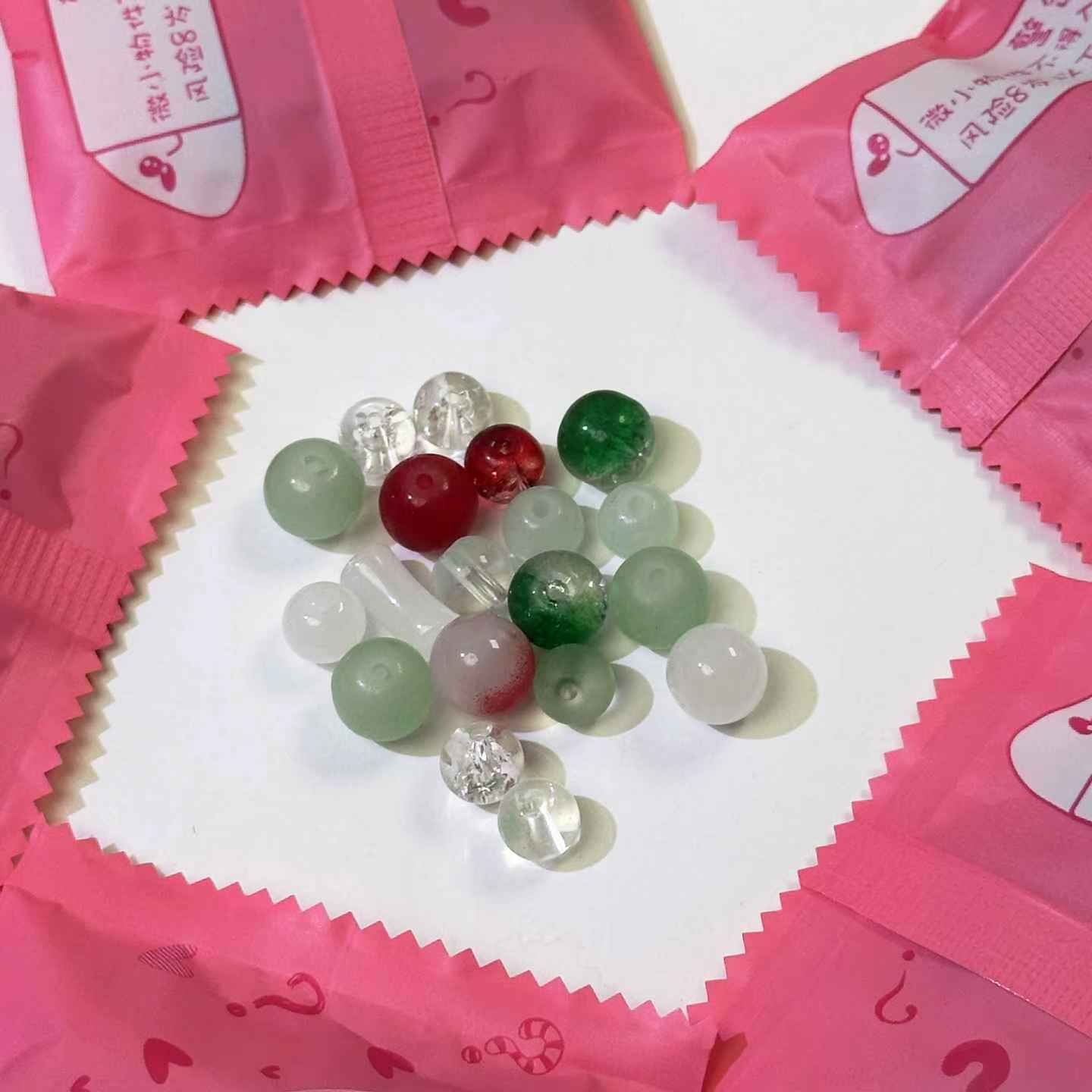 【Glass Beads】Very textured diy glass bead blind bag