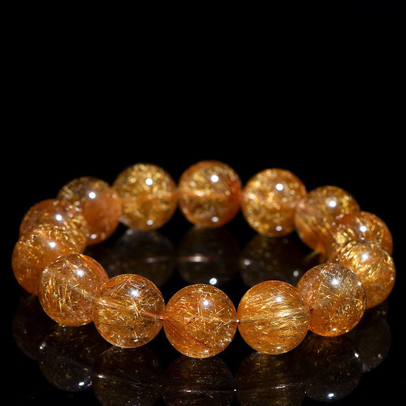 Copper Hair Crystal Bracelet × Traditional Chinese Wisdom of "Integration of Strength and Softness"