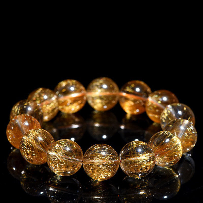 Copper Hair Crystal Bracelet × Traditional Chinese Wisdom of "Integration of Strength and Softness"