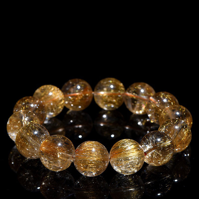 Copper Hair Crystal Bracelet × Traditional Chinese Wisdom of "Integration of Strength and Softness"
