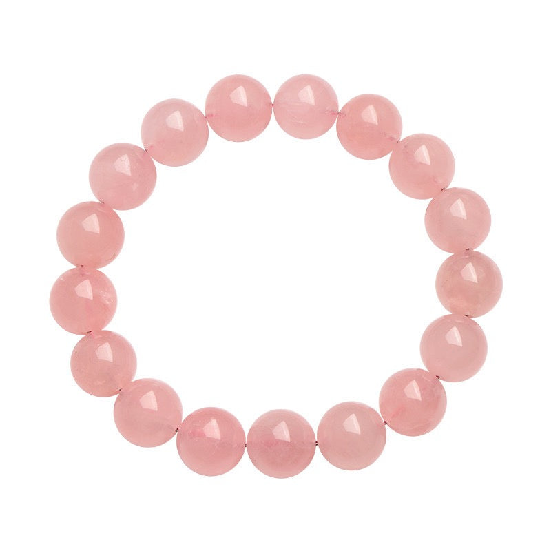 Rose Quartz Bracelet × Traditional Chinese Wisdom of "Tenderness and Uprightness"