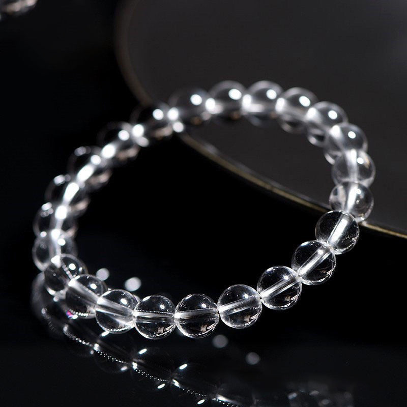 clear quartz Bracelet × Traditional Chinese Wisdom of "A Pure Heart Like Snow"