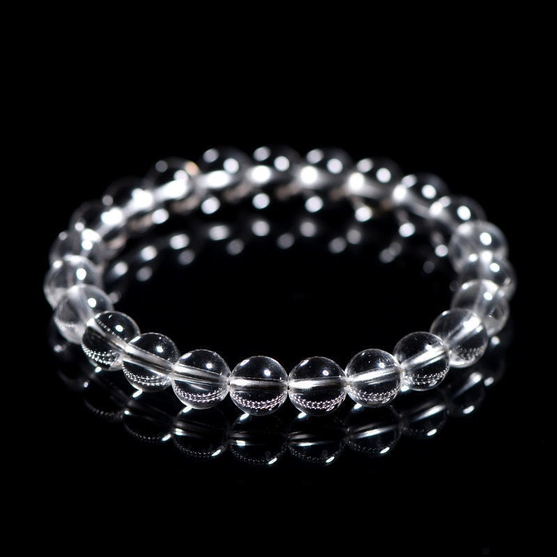 clear quartz Bracelet × Traditional Chinese Wisdom of "A Pure Heart Like Snow"