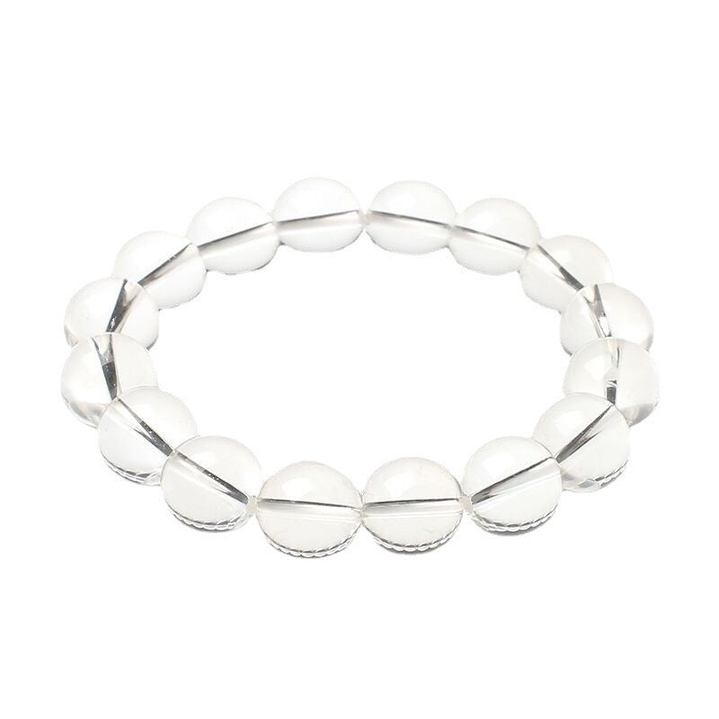 clear quartz Bracelet × Traditional Chinese Wisdom of "A Pure Heart Like Snow"