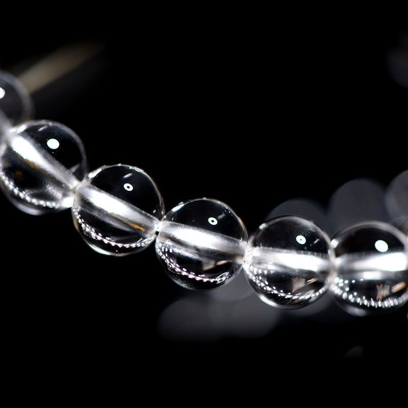 clear quartz Bracelet × Traditional Chinese Wisdom of "A Pure Heart Like Snow"