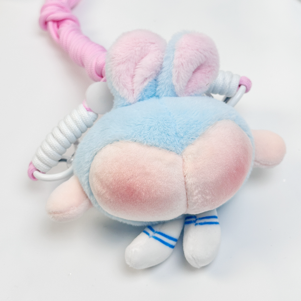 Phone Lanyard With Cute Plush Toy