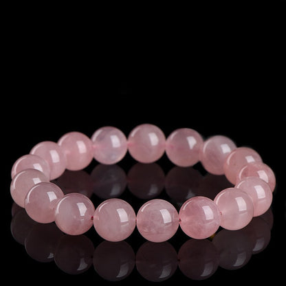 Rose Quartz Bracelet × Traditional Chinese Wisdom of "Tenderness and Uprightness"