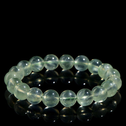 Prehnite Bracelet × Traditional Chinese Wisdom of "Youthful Luster and Hidden Radiance"