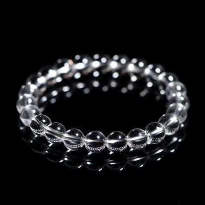 clear quartz Bracelet × Traditional Chinese Wisdom of "A Pure Heart Like Snow"