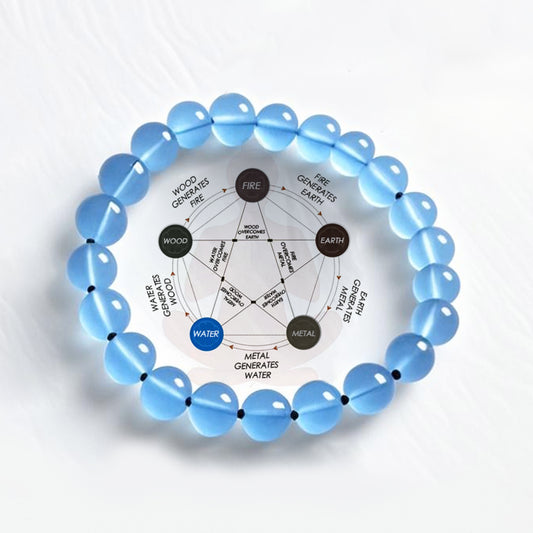 Aquamarine Bracelet × Traditional Chinese Wisdom of "The Highest Good is Like Water"