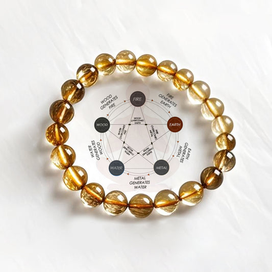 Copper Hair Crystal Bracelet × Traditional Chinese Wisdom of "Integration of Strength and Softness"